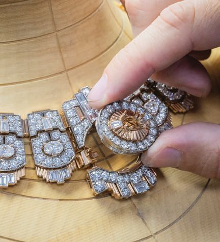 A close-up of Van Cleef & Arpels jewelry work PHOTO COURTESY OF BRAND