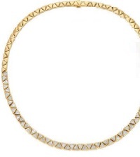 Anita Ko, Bezeled Trillion Diamond Choker, zadok.com PHOTO COURTESY OF BRAND