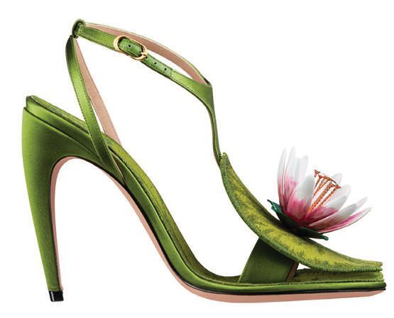 Dior NymphÃ©as sandal, dior.com. COURTESY OF BRANDS