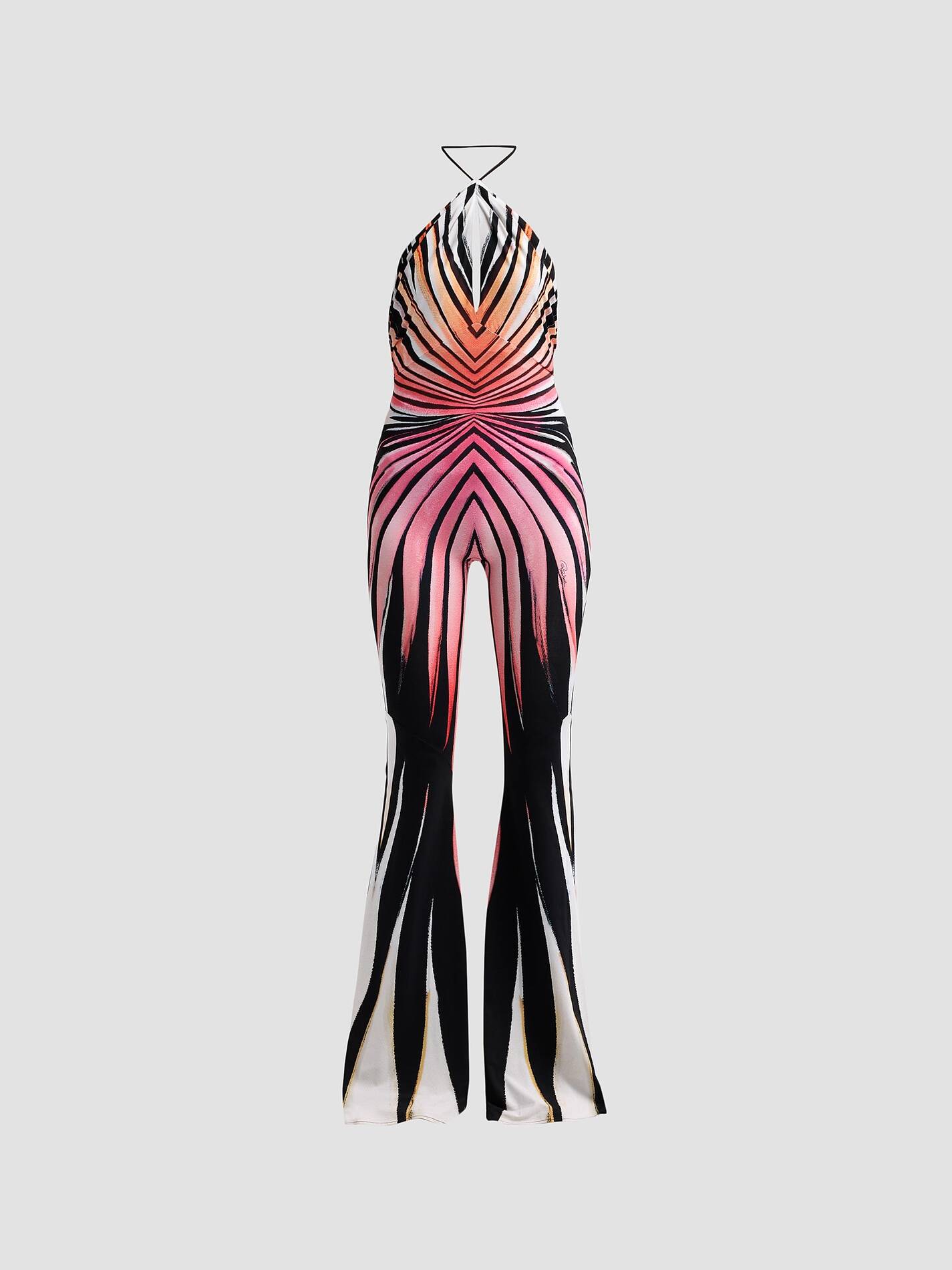 Saks_com_Roberto_Cavalli__Printed_Halter_Catsuit