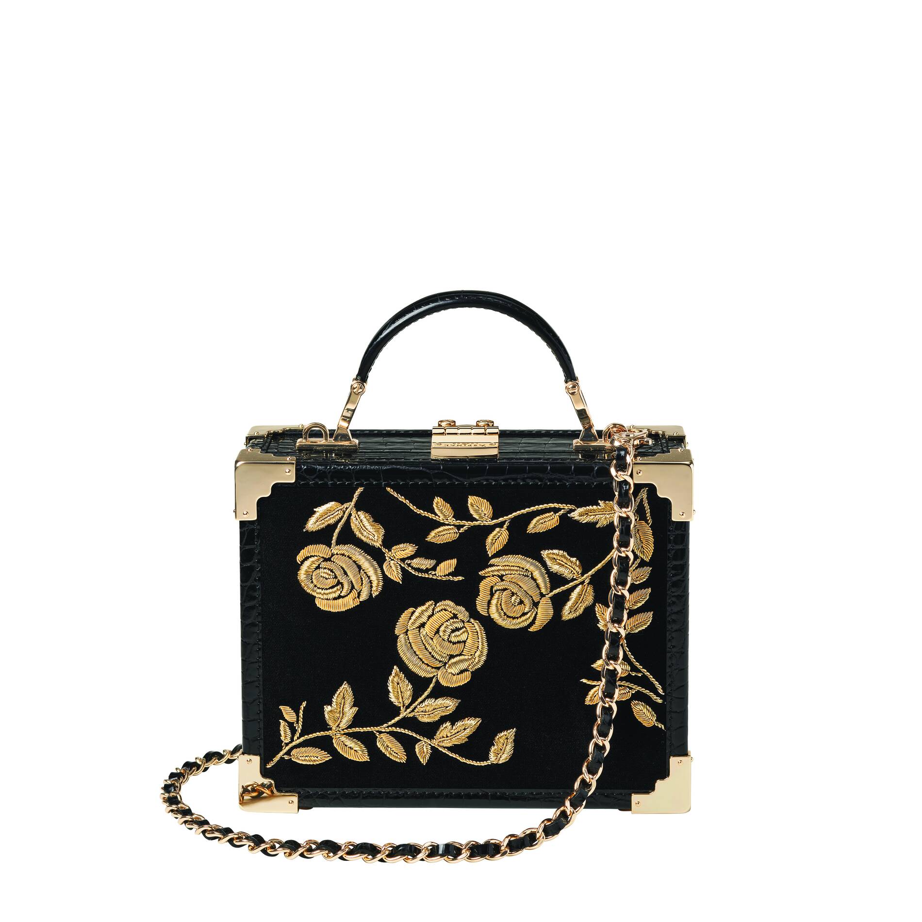 Trunk_Gold_Rose_Embroidery