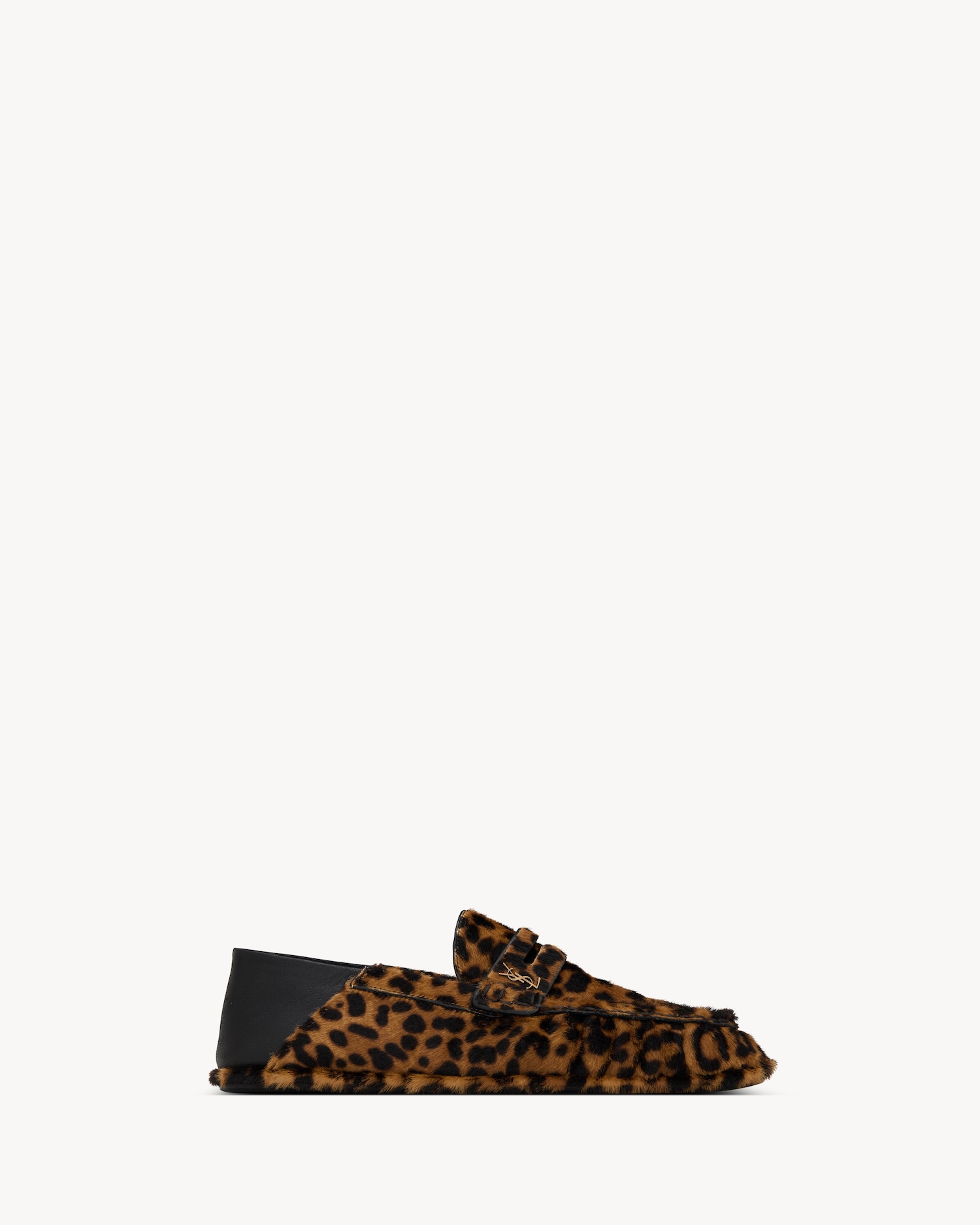 Saint Laurent leopard print loafers