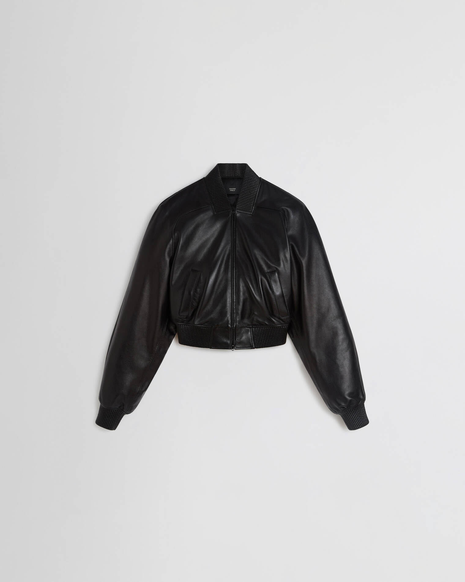 SHRUNK_BOMBER_in_black_leather_Image_courtesy_of_Phoebe_Philo