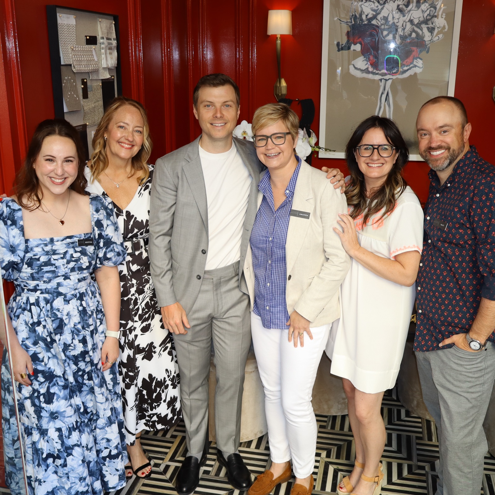 Kristina Gentile Becker, Tara Bosserman, Jack Wolfe, Amanda Sacy, Jessica Johnston and Matt Collander