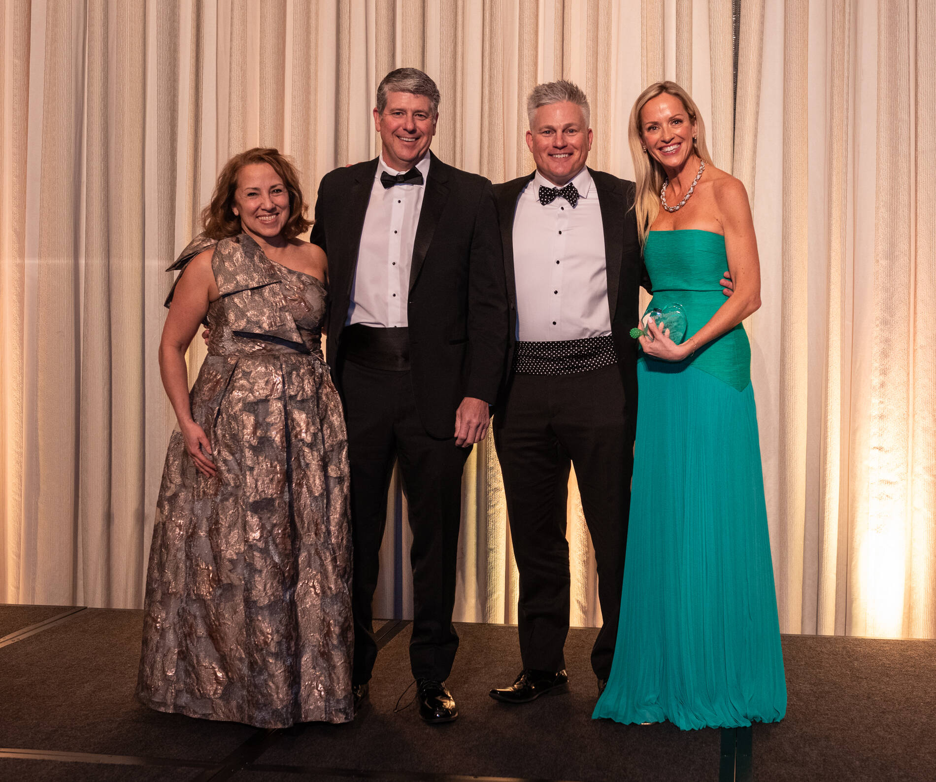Karen Croteau and Jim Wilson with Andy and Jordan Shackelford at Hope Ignite Gala